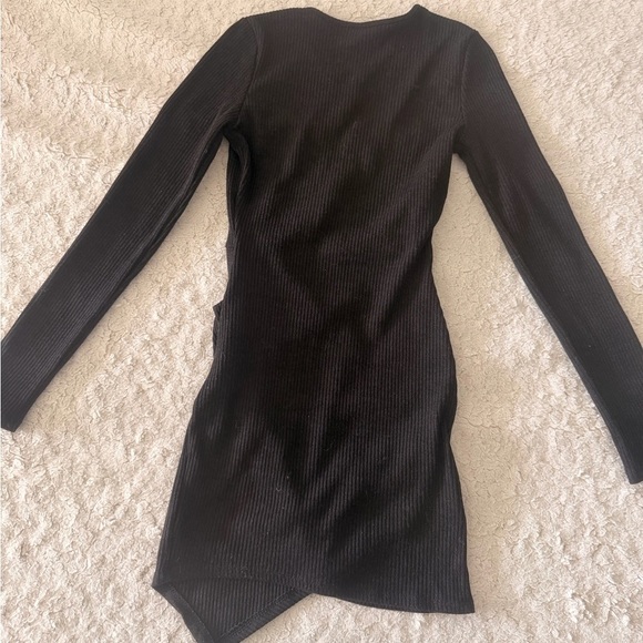 Windsor Charcoal Ribbed Knit Top - Picture 2 of 4
